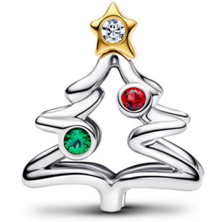Pandora bicolor karácsonyfa charm - 764248C01