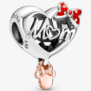 Pandora Disney Minnie Mom szív charm - 781142C01
