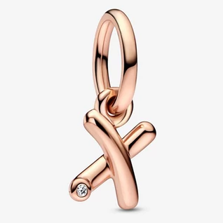 Pandora rozé X betű függő - 782482C01