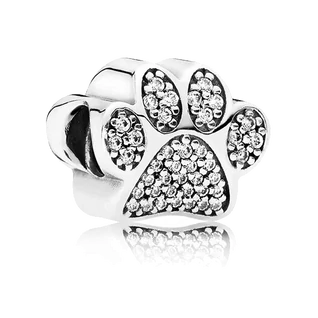 Pandora mancsnyom charm - 791714CZ