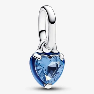 Pandora Me kék csakra szív függő - 793042C02