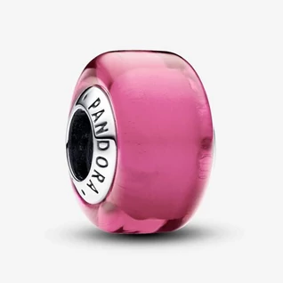 Pandora rózsaszín mini muránói üveg charm - 793107C00
