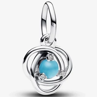 Pandora decemberi türkiz születésköves függő - 793125C12