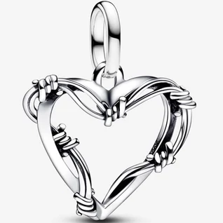 Pandora szögesdrót szív függő - 793449C00