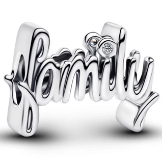 Pandora ezüst kézzel írt "family" charm - 794250C01 Pandora ezüst kézzel írt "family" charm - 794250C01