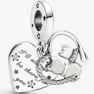 Pandora macskák és szívek függő - 799546C01