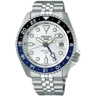 Seiko férfi óra - SSK033K1 - 5 Sports SKX GMT Sky blue, Silver cloud Seiko férfi óra - SSK033K1 - 5 Sports SKX GMT Sky blue, Silver cloud