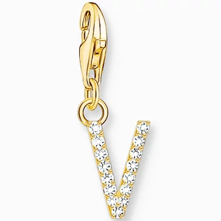 Thomas Sabo arany V betű charm - 1985-414-14