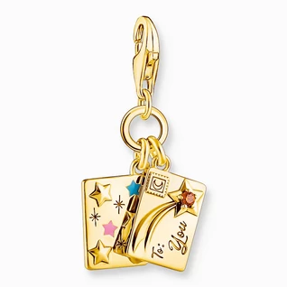 Thomas Sabo sárga arany boríték charm - 2065-414-7