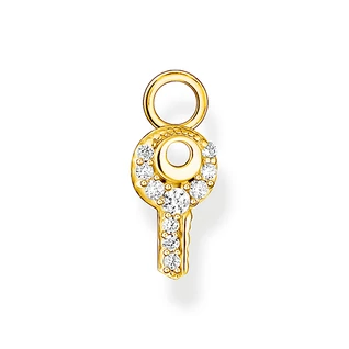 Thomas Sabo arany kulcs fülbevaló medál - EP015-414-14