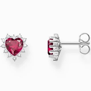 Thomas Sabo ezüst piros szív fülbevaló - H2315-013-10 Thomas Sabo ezüst piros szív fülbevaló - H2315-013-10