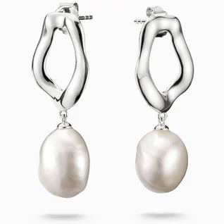 Thomas Sabo ezüst organikus gyöngy fülbevaló - H2322-082-14 - Natural Beauty Thomas Sabo ezüst organikus gyöngy fülbevaló - H2322-082-14 - Natural Beauty