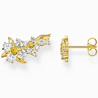 Thomas Sabo aranyozott százszorszépek fülbevaló cirkóniával - H2324-414-4 Thomas Sabo aranyozott százszorszépek fülbevaló cirkóniával - H2324-414-4
