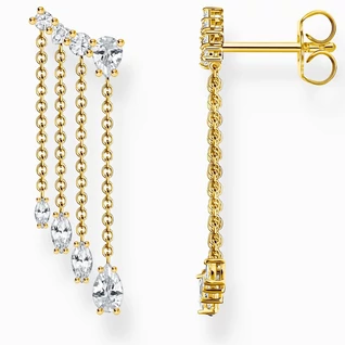 Thomas Sabo aranyozott cirkónia vízesés fülbevaló - H2325-414-14 Thomas Sabo aranyozott cirkónia vízesés fülbevaló - H2325-414-14