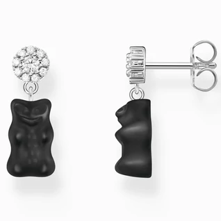 Thomas Sabo ezüst fülbevaló lógó fekete Haribo gumimacival - H2330-052-11 Thomas Sabo ezüst fülbevaló lógó fekete Haribo gumimacival - H2330-052-11
