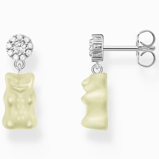 Thomas Sabo ezüst fülbevaló lógó fehér Haribo gumimacival - H2330-052-14 Thomas Sabo ezüst fülbevaló lógó fehér Haribo gumimacival - H2330-052-14