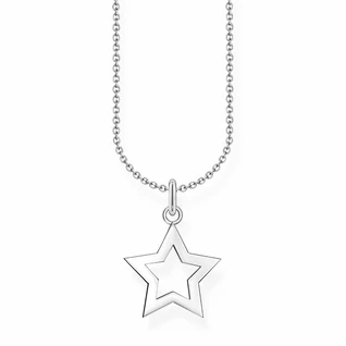 Thomas Sabo csillag medálos ezüst nyaklánc - SCKE150386 Thomas Sabo csillag medálos ezüst nyaklánc - SCKE150386