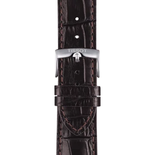 Tissot barna bőr óraszíj 22 mm Tissot barna bőr óraszíj 22 mm