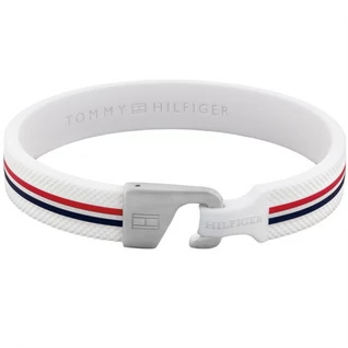Tommy Hilfiger fehér szilikon férfi karkötő - 2790607