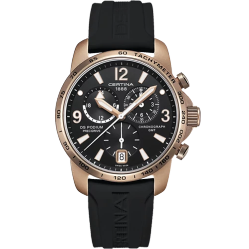 Certina férfi óra - C001.639.97.057.04 - DS Podium Chronograph GMT Aluminium
