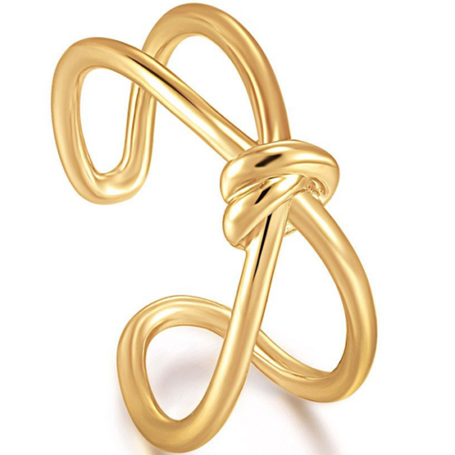 Ania Haie állítható arany csomó gyűrű - R029-02G