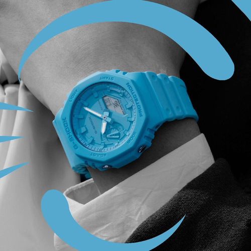 Casio férfi óra - GA-2100-2A2ER - G-Shock Tone On Tone Casio férfi óra - GA-2100-2A2ER - G-Shock Tone On Tone