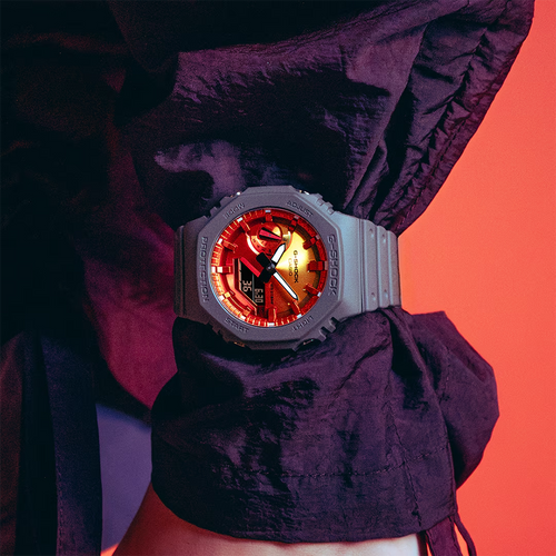 Casio férfi óra - GA-2100FL-8AER - G-Shock