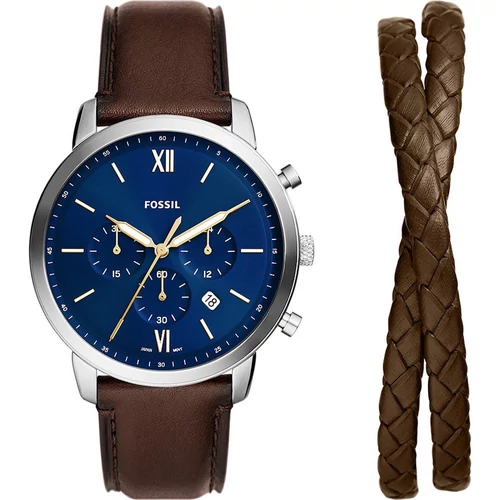 Fossil férfi óra szett karkötővel - FS6018SET - Neutra Chronograph