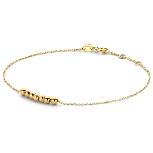 Jackie Gold mini arany gömbök karkötő - JKB20.084