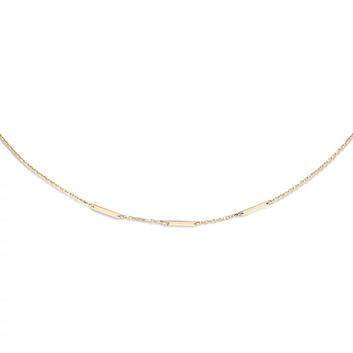 Jackie Gold tripla téglalap arany nyaklánc - JKN21.101