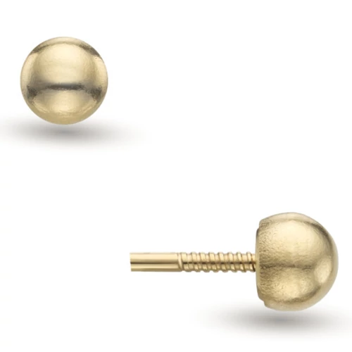 Lisa sárga arany stekker gyerekfülbevalóra (1db)