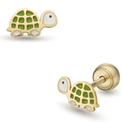 Lisa teknős gyerekfülbevaló - JTAG-0414-18