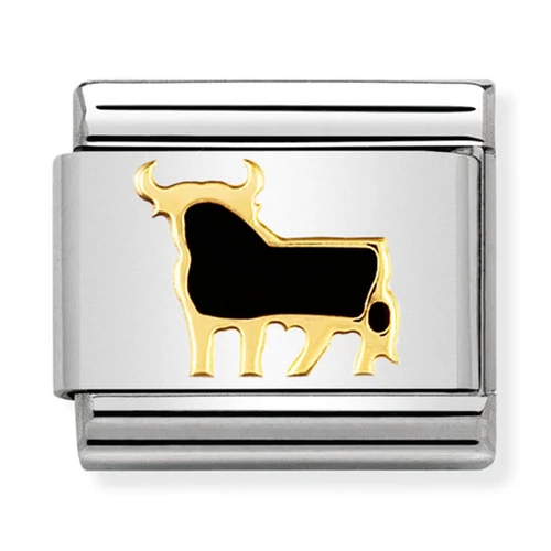 Nomination fekete spanyol bika charm - 030262/39