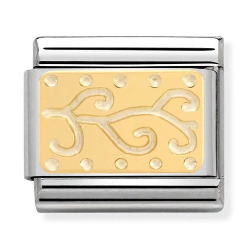 Nomination arany szimbólum charm - 030158/03