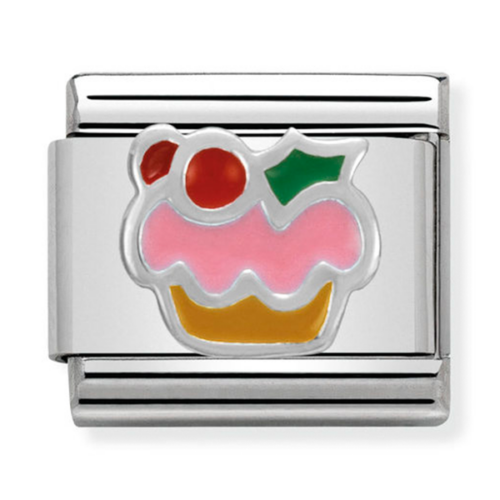 Nomination ezüst muffin charm - 330204/10