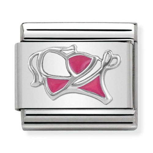 Nomination rózsaszín bikini charm - 330202/29