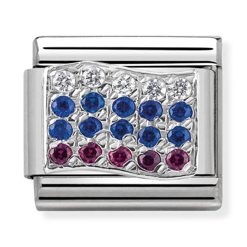 Nomination orosz zászló charm - 330318/19