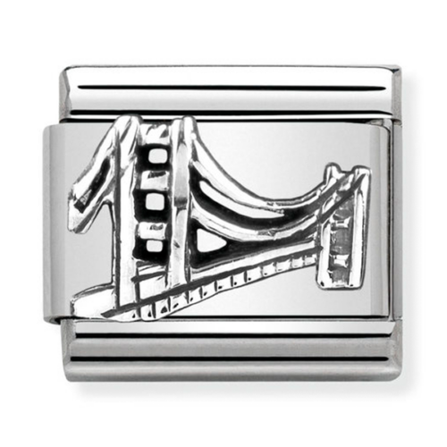 Nomination ezüst Golden Gate-híd charm - 330105/02