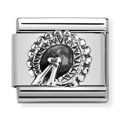Nomination ezüst London Eye charm - 330105/04