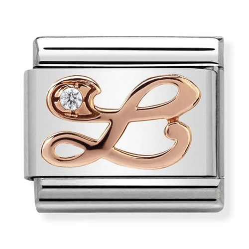 Nomination rozé "L" betű charm - 430310/12