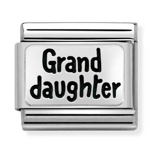 Nomination ezüst 'Granddaughter' charm - 330102/43