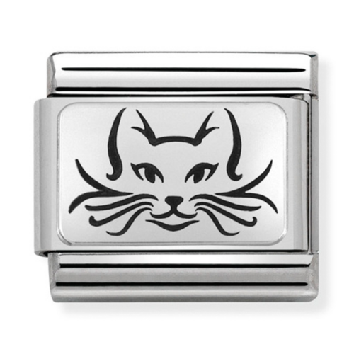 Nomination ezüst cica charm - 330109/05