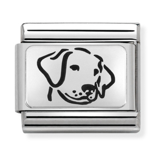 Nomination ezüst kutya charm - 330109/06