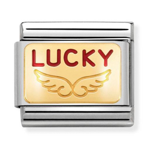 Nomination piros 'Lucky' charm - 030284/39