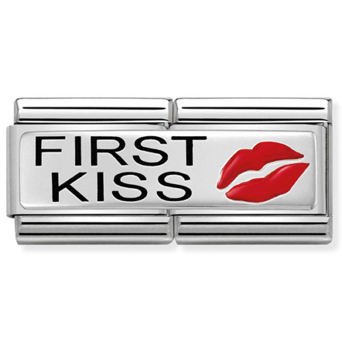 Nomination ezüst első csók dupla charm - 330721/03