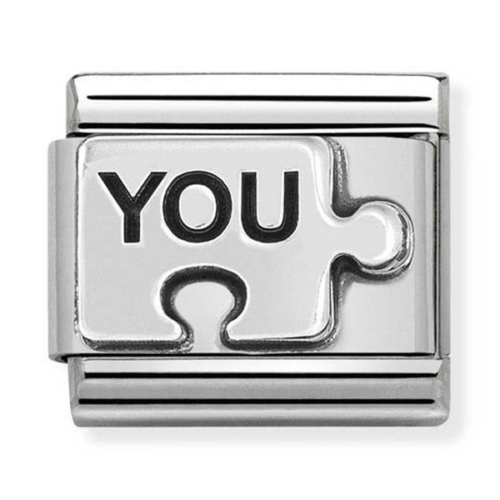 Nomination ezüst puzzle charm - 330101/40