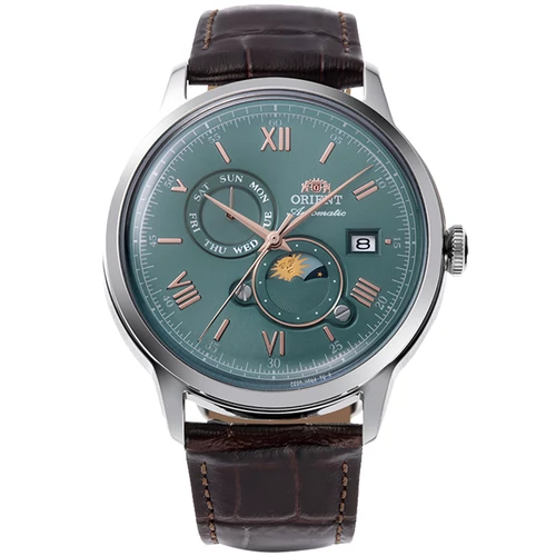 Orient férfi óra - RA-AK0805E30B - Bambino Sun & Moon Automatic