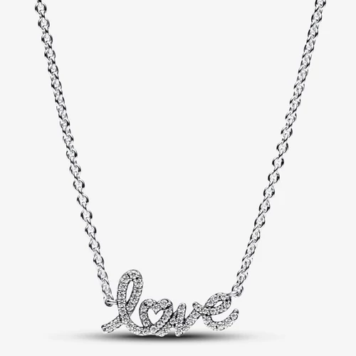 Pandora szikrázó love collier nyaklánc - 393076C01-45