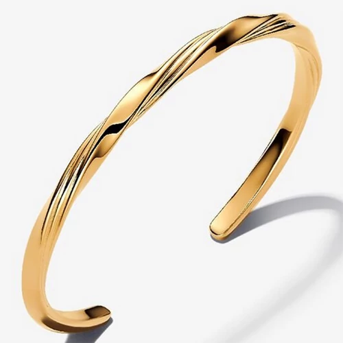 Pandora arany csavart nyitott karperec - 563869C00-2