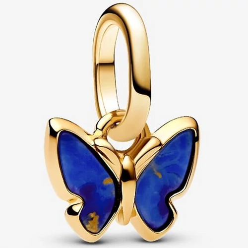 Pandora kék pillangó mini függő charm - 763825C01